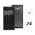 MOSCATELLI 200W BLACK BOOST Pannello Solare 13Kg
