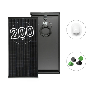 MOSCATELLI 200W BLACK BOOST Solar Panel 13Kg