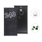 MOSCATELLI 240W BLACK BOOST Pannello Solare 14.5Kg MOSCATELLI 240W BLACK BOOST Pannello Solare 14.5Kg