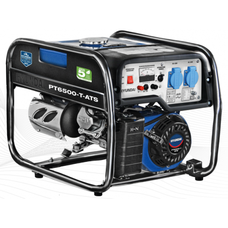HYUNDAI PT6500-T-ATS Generatore a Benzina Monofose AVR 5.5Kw