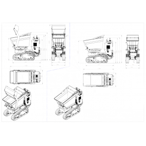 MCH H780LT MOTOCARRIOLA CINGOLATA 800KG