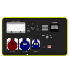 PRAMAC P11000 Generator Set Single-phase - Three-phase 8.6KW IPP