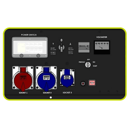 PRAMAC P11000 Generator Set Single-phase - Three-phase 8.6KW IPP