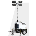 ITALTOWER ASTRID PRO ST-LY 4x320W LED Light Tower with Slow Trolley and Generator