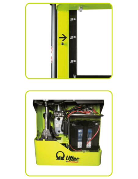 PRAMAC LIFTER GX12-35EVO GEL24V-105Ah Electric Stacker