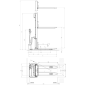 PRAMAC LIFTER DUPLEX NX12-35 Carrello Elevatore Elettrico
