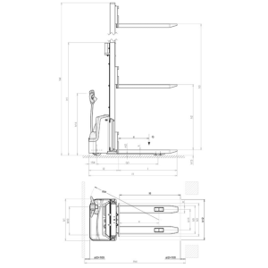 PRAMAC LIFTER DUPLEX NX12-35 Electric Stacker