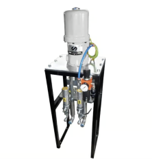 LARIUS GHIBLI 15:1 Pneumatic resin injection system with one motor and two pumps