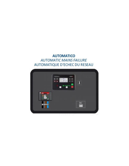 Gruppo Elettrogeno con quadro automatico 132KVA