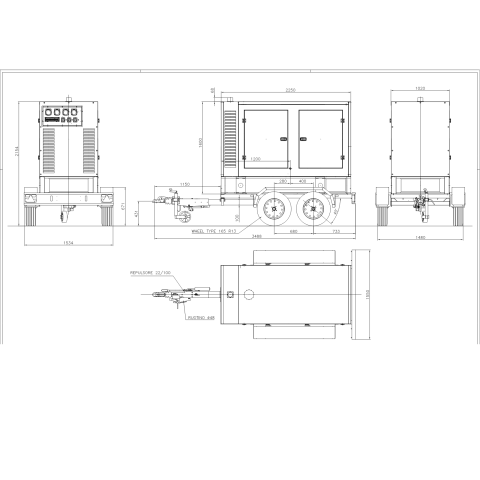 Gruppo Elettrogeno StageV 60KVA
