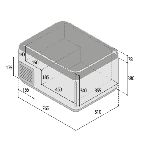 VITRIFRIGO C65D Frigo-Freezer Portatili