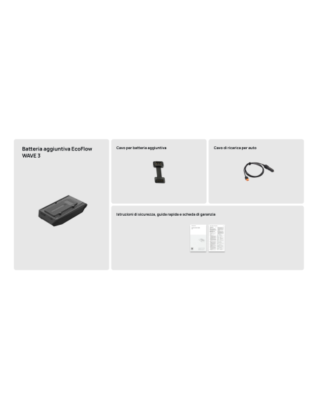 Batteria EcoFlow aggiuntiva per WAVE 3