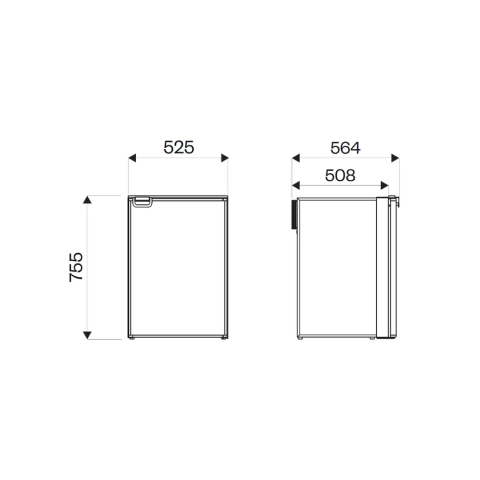 Refrigerator OFF BY INDEL B CR130