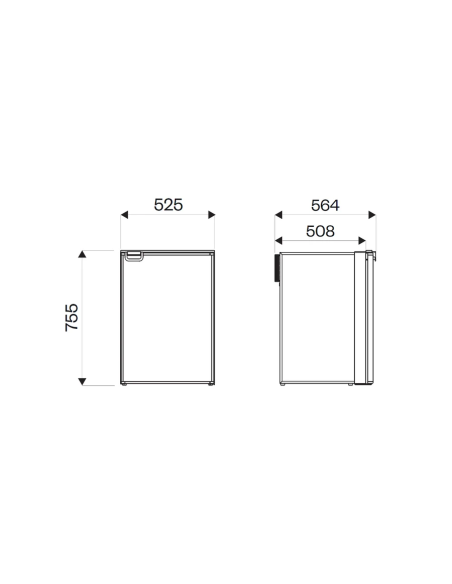 Refrigerator OFF BY INDEL B CR130