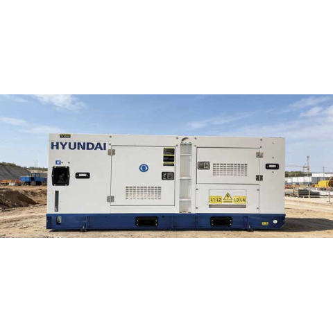 HYUNDAI 65564 GRUPPO  ELETTROGENO 1500 GIRI TRIFASE SILENZIATO 125 kVA