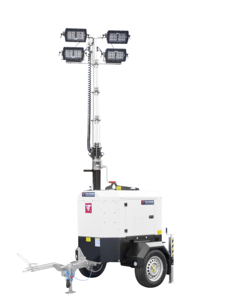 ITALTOWER MANTIS PRO02 TORRE FARO 4x320 LED Carrello stradale omologato Max 750kg STAGEV