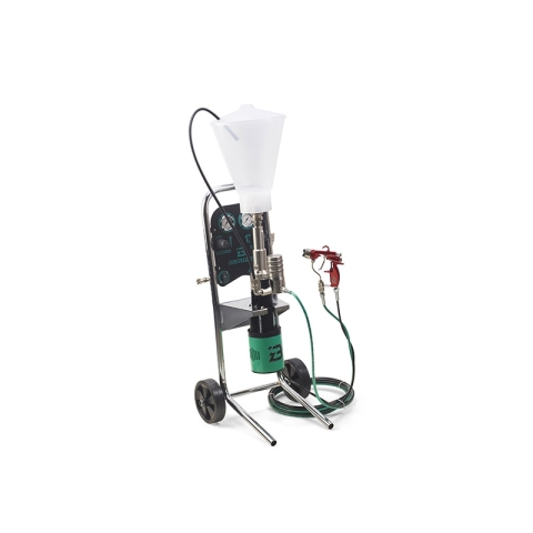 Apollo 303R Pompa Pneumatica Rovesciata RDZ con Carrello TKP303H