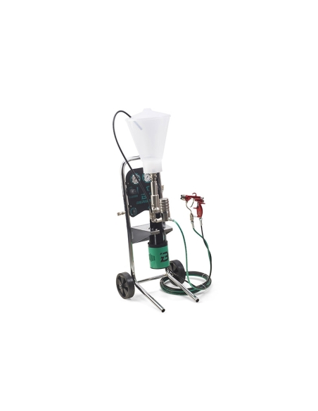 Apollo 303R Pompa Pneumatica Rovesciata RDZ con Carrello TKP303H