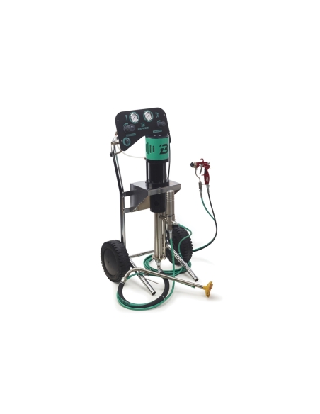 Apollo 30 Pompa Pneumatica Aria Misto con Carrello TKB30G