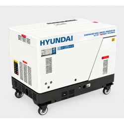 Hyundai SCD8500iS 8kW Silent Diesel Generator with Wheels