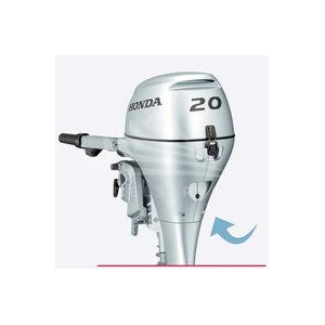 HONDA BF 15 Maniglia integrata nella linea del motore