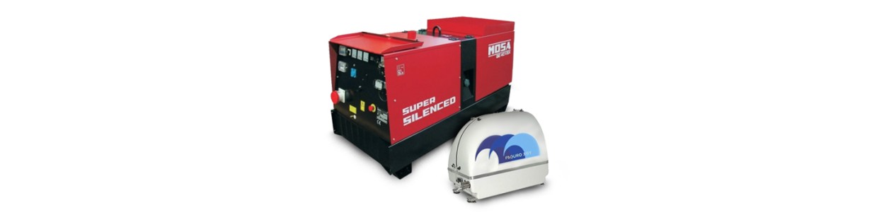 Used land and marine generators guaranteed Man.El.Service