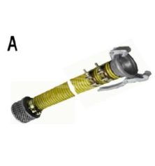 IDROFOGLIA TUBO 4 METRI IN PVC DIAMETRO 10'' TIPO A