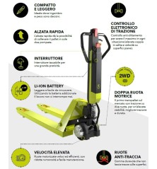 PRAMAC LIFTER HAND PALLET TRUCK AGILE