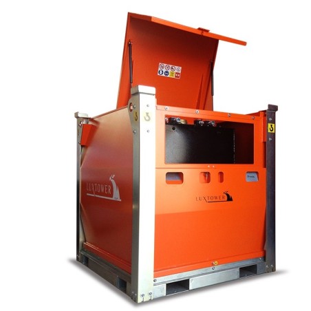 LUXTOWER CUBE TANK 1 - 978 LITRES - Side View