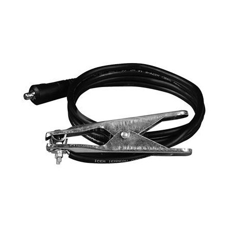 HELVI CAVO DI MASSA CON PINZA DA 10MM2 - 25MM2 - 2M - 140 AMP