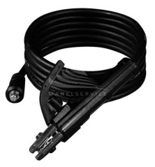 HELVI CAVO DI SALDATURA CON PINZA DA 10MM2 - 25MM2 - 2.4M - 140 AMP