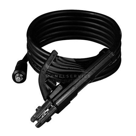 HELVI CAVO DI SALDATURA CON PINZA DA 10MM2 - 25MM2 - 2.4M - 140 AMP