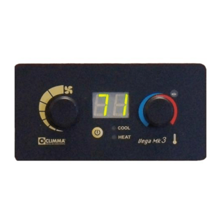 Climma Vega MK 3 Pannello di comando