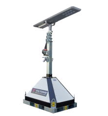 ITALTOWER STREET SOLAR PRO01 TORRE FARO 6000lm ELETTRICA ENERGIA SOLARE