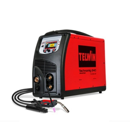 TECHNOMIG 240 WAVE MIG-MAG/FLUX/BRAZING/MMA/TIG DC-Lift welding machine.