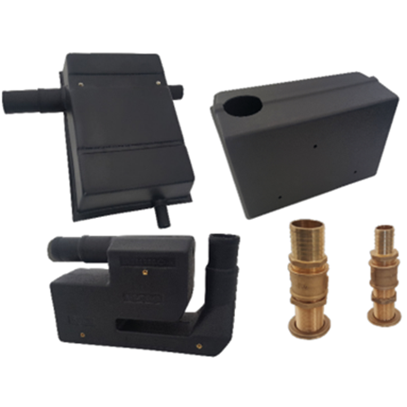 MASE Kit di scarico e separatore supersilenziato D.50