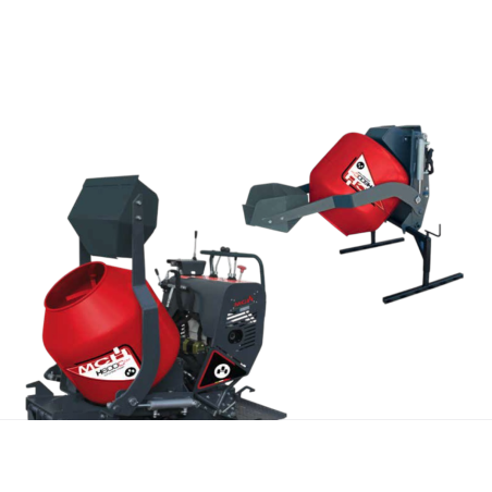 MCH BETONIERA COMPLETO DI PALETTA AUTO CARICANTE V 250LT