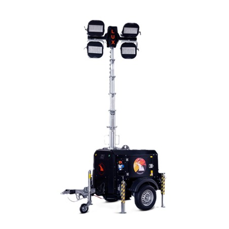 LUXTOWER LUX H11PLUS LED Lighting Tower 4x320W Fast Towing