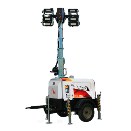 LUXTOWER LUXM12 LED Light Tower | Manel Service