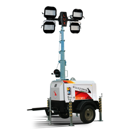 LUXTOWER LUX M11MAX Light Tower LED 8kVA Slow Towing
