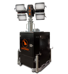 LUXTOWER LUX CUBO Light Tower LED 3.5kVA 4x320W