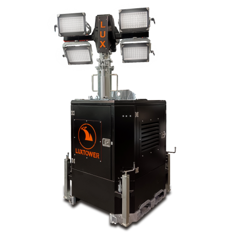 LUXTOWER LUX CUBO Light Tower LED 3.5kVA 4x320W