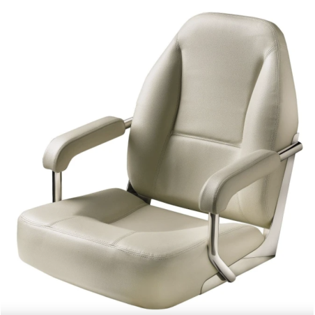 Vetus Seat Master Sedile per Barche in acciaio Bianco