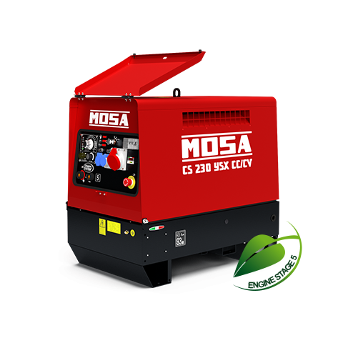 MOSA CS 230 YSX CC/CV Motosaldatrice Multiprocesso Motore Stage 5